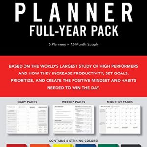 High Performance Planner Full-Year Pack: 6 Planners = 12-Month Supply